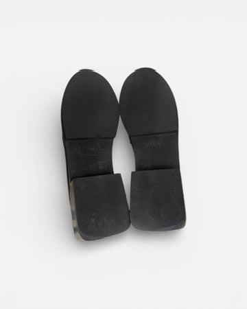 GANNI Crystal Flower Leather Loafers Size UK7 (EU40)