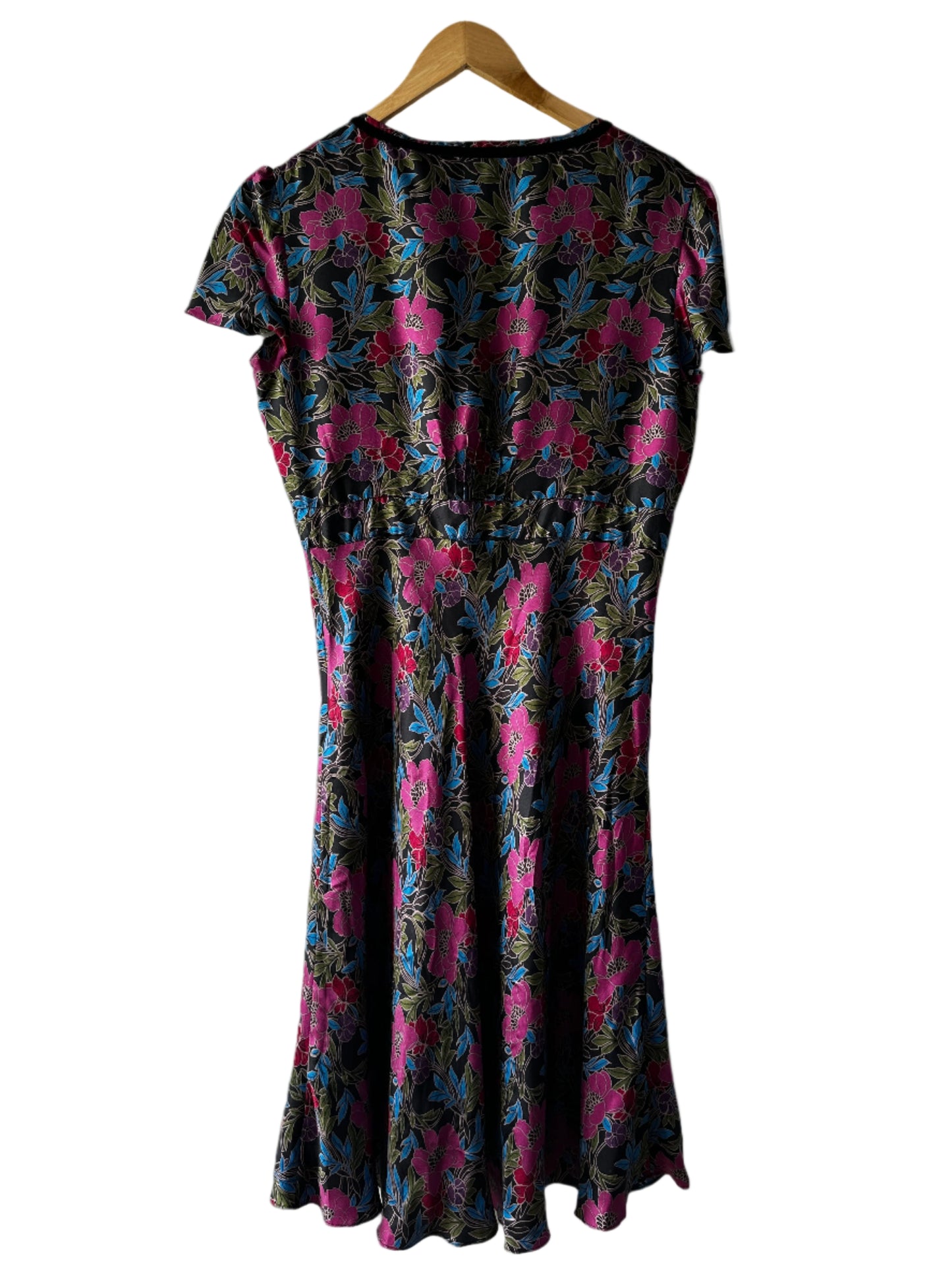 Laura Ashley Silk Dress. Size UK 16