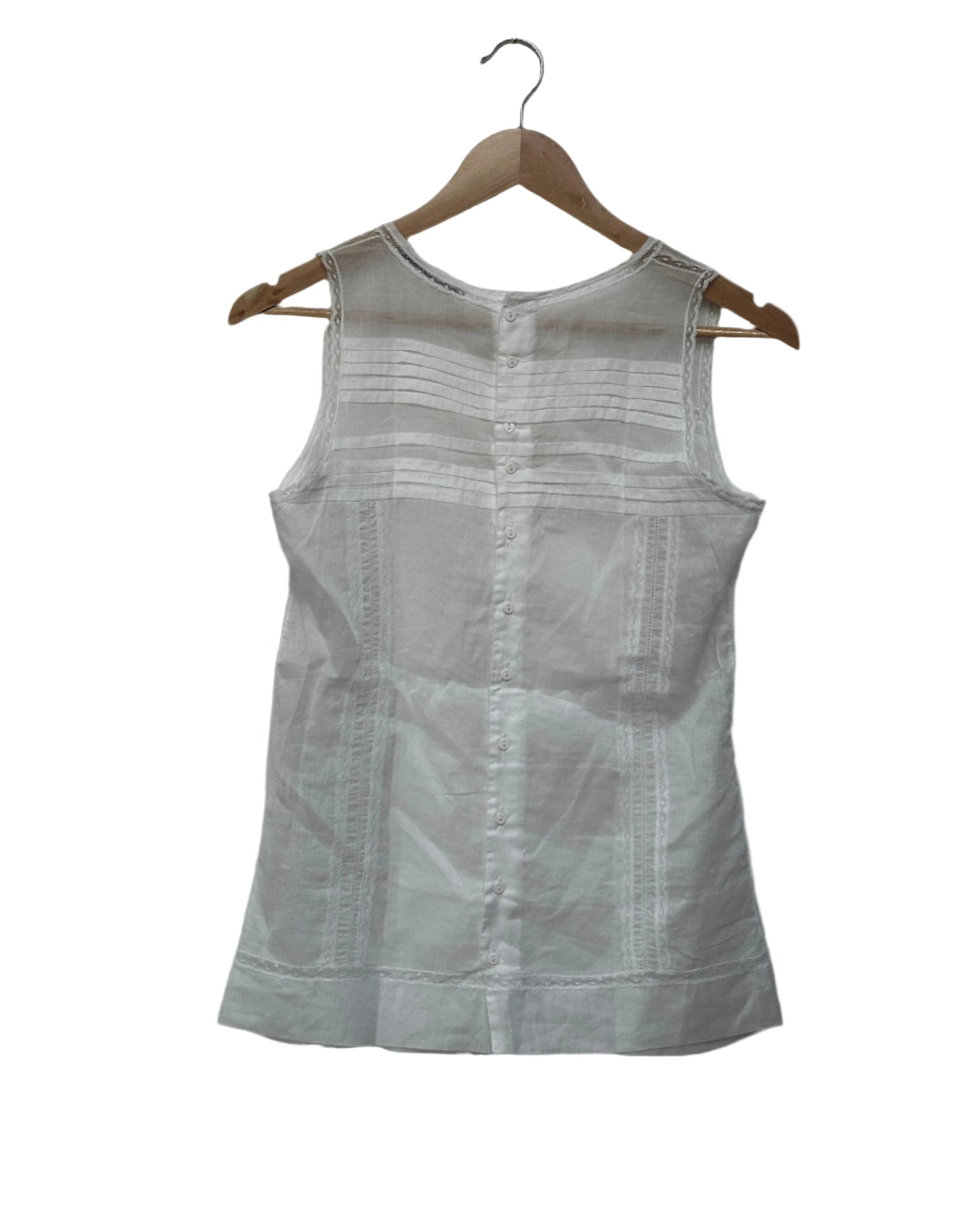 Ermanno Scervino Cotton and Silk Vest Top Size EU 40
