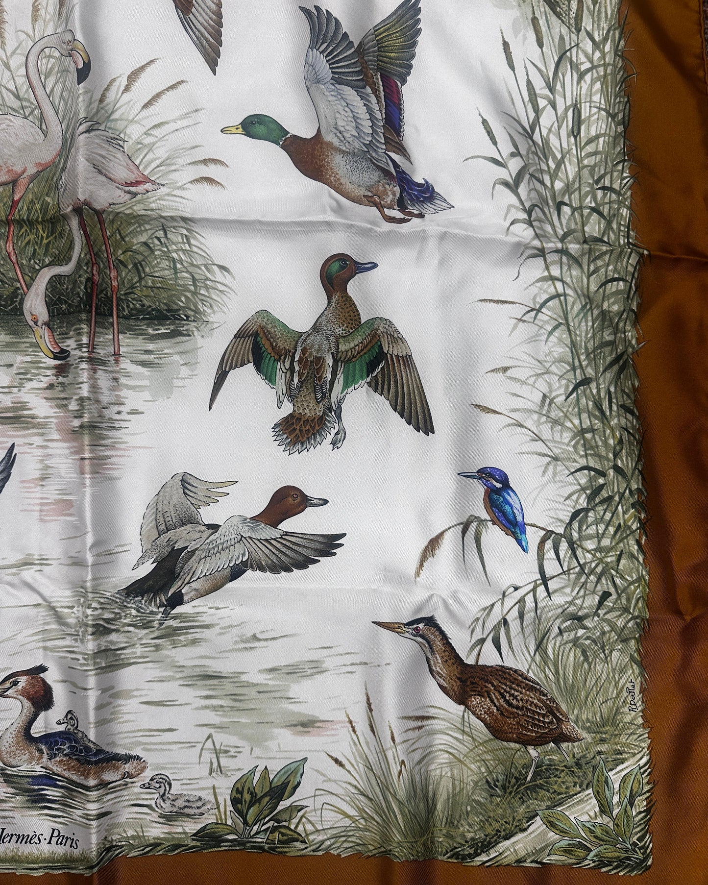 Hermès "Halte en Camargue" Silk Scarf