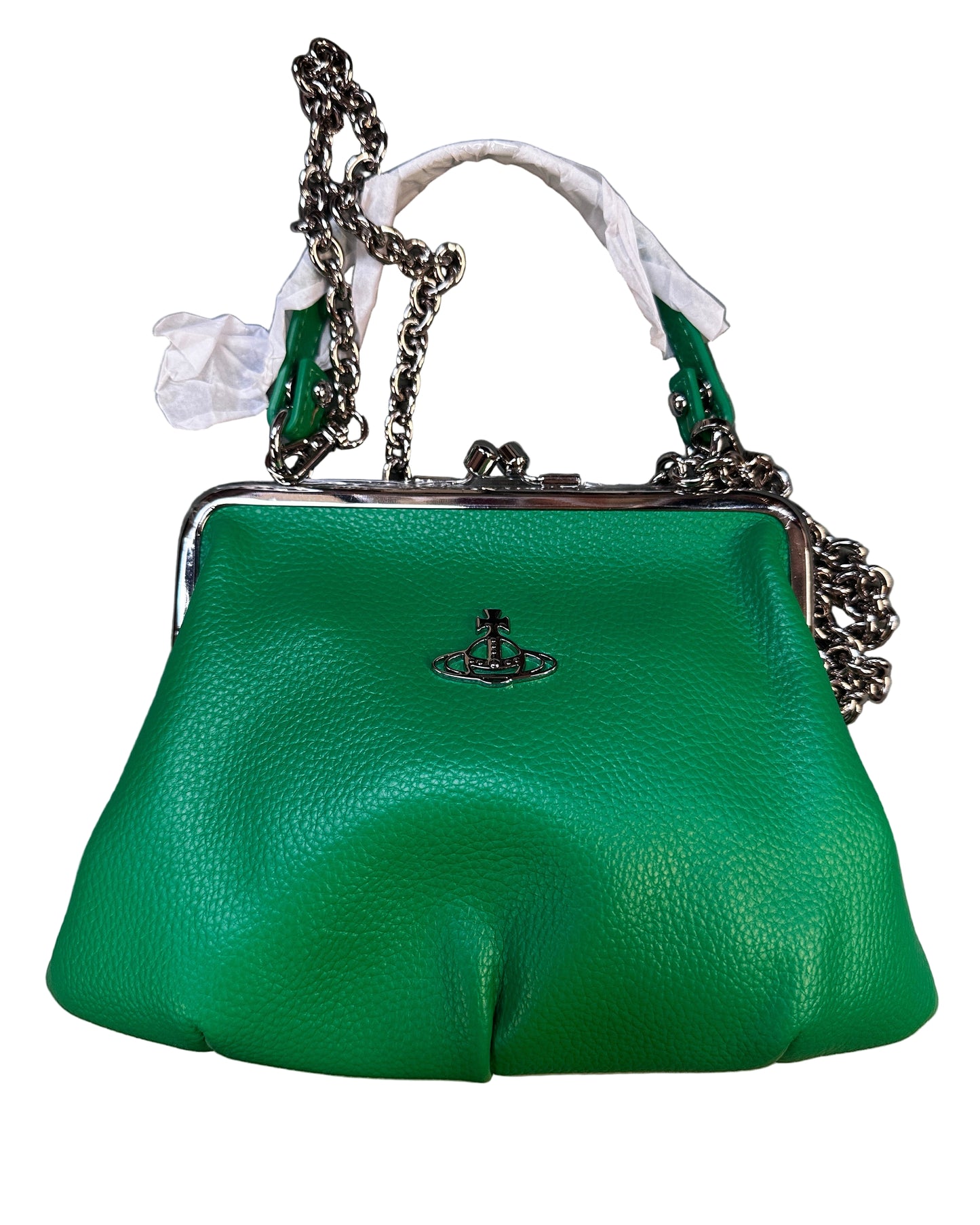 Vivienne Westwood Granny Frame Purse Kisslock - Green