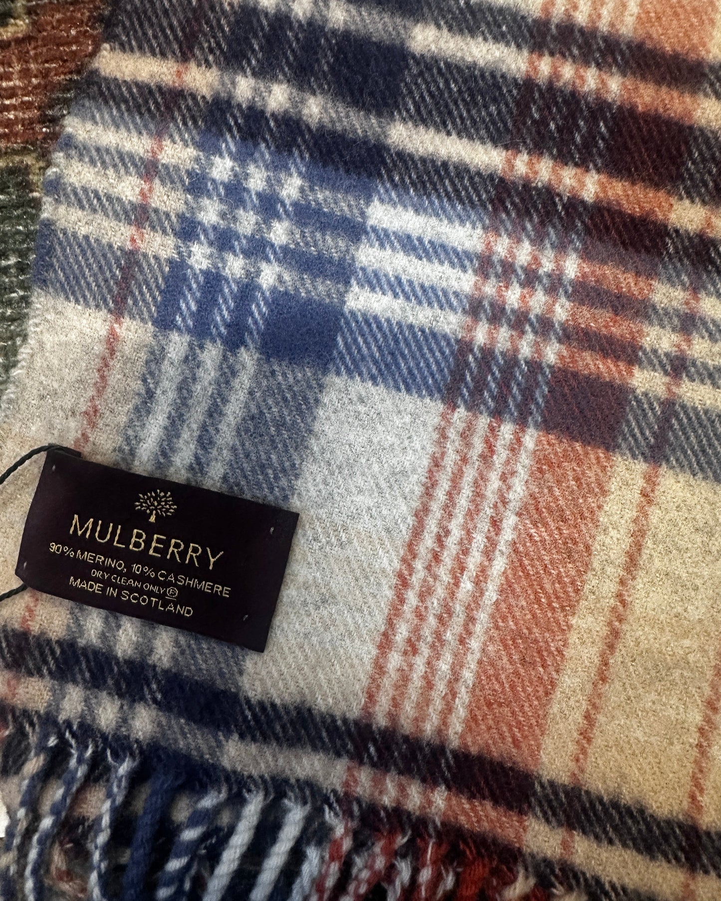 Mulberry Merino and Cashmere Mix Scarf