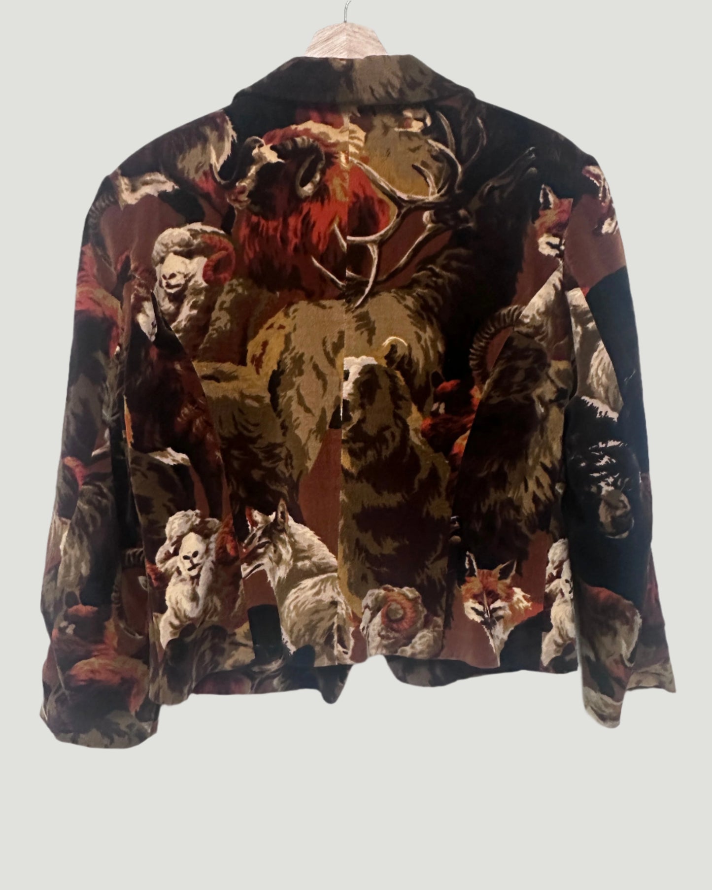 Vintage Kenzo Jungle Rare Animal Blazer Size UK 10 - 12