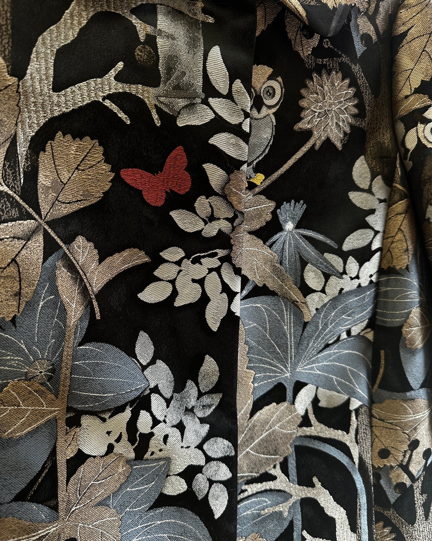 Red VALENTINO Jacquard Print Coat UK 12