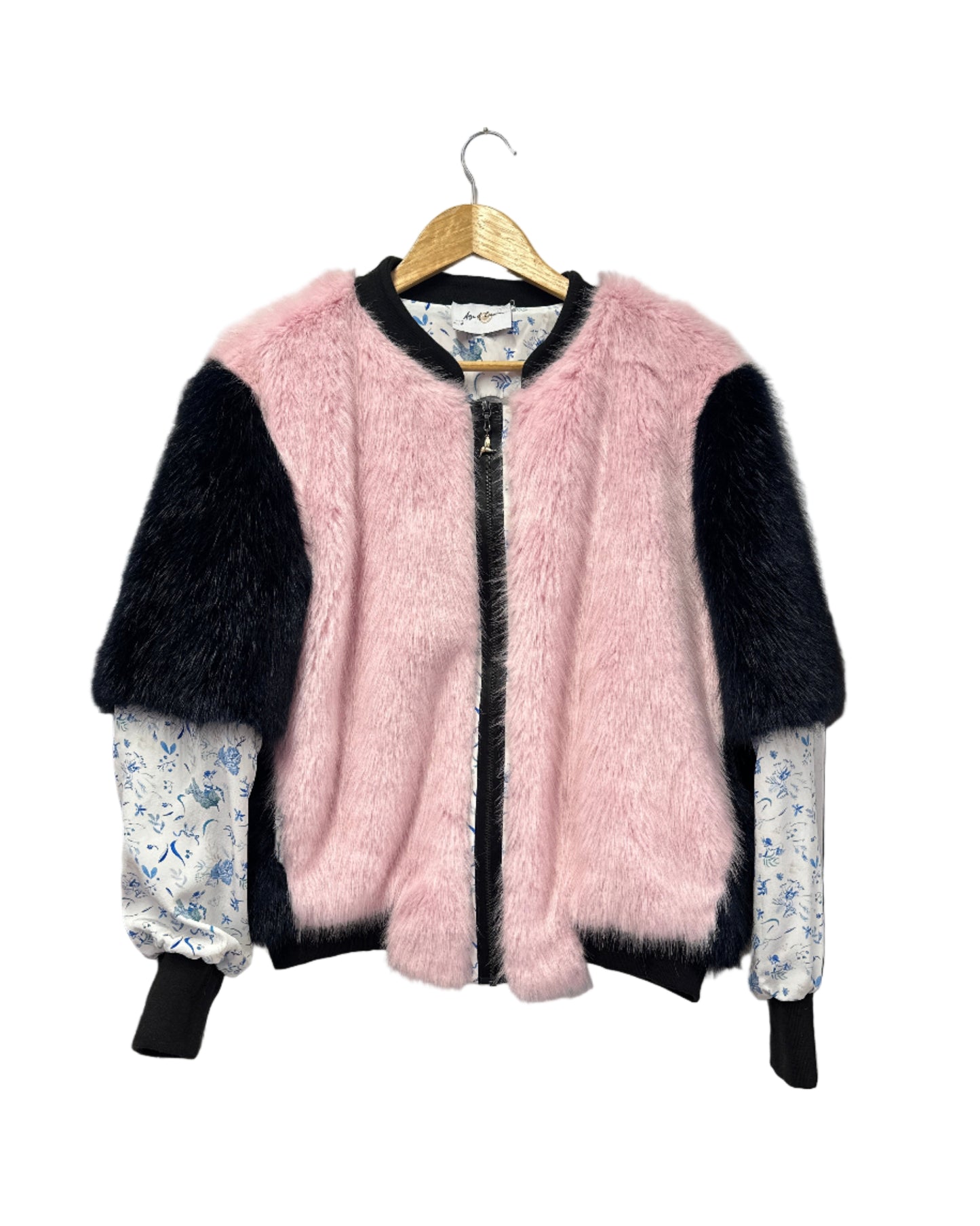 Age of Reason Faux Fur Limited Edition Bomber Jacket Size M