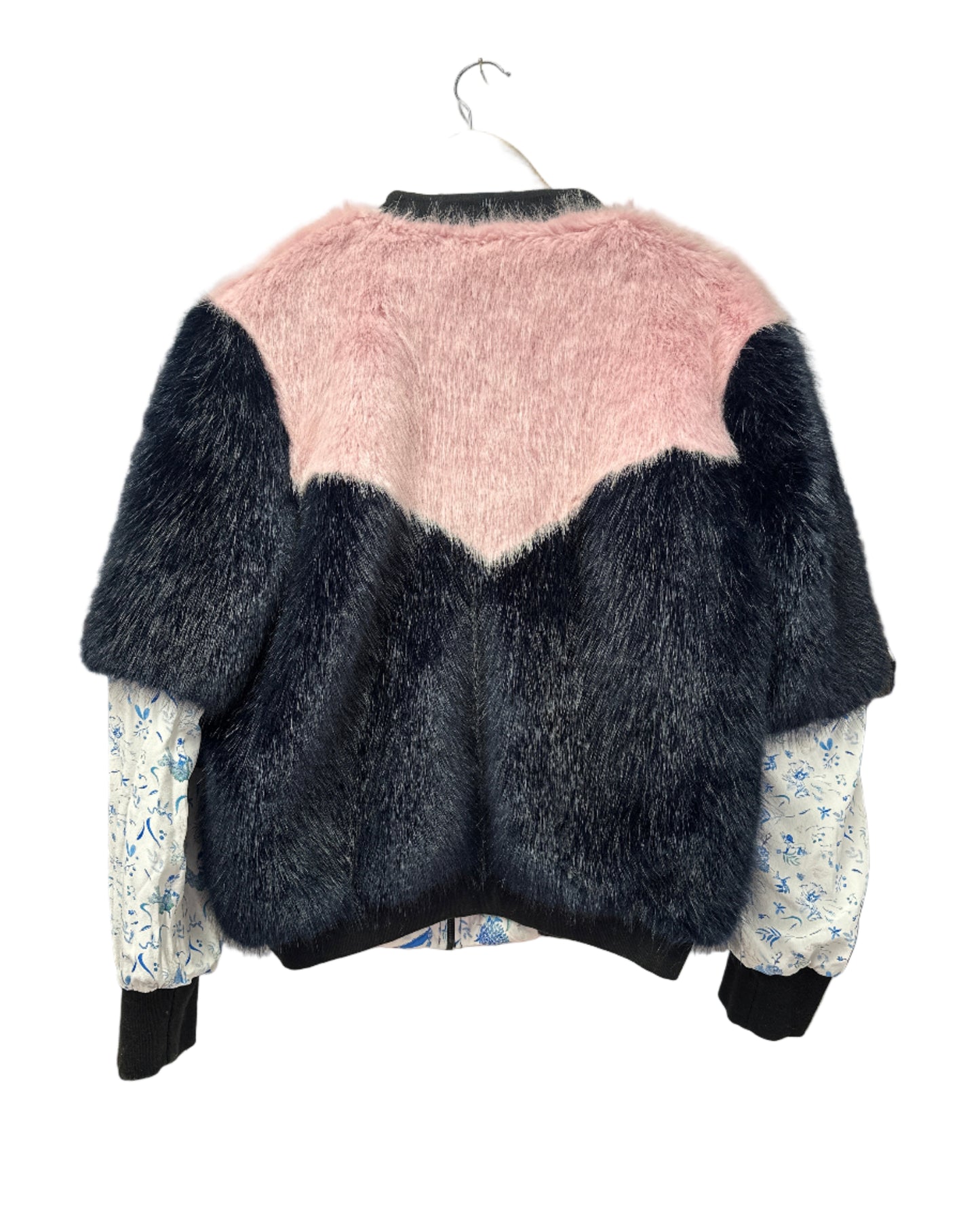 Age of Reason Faux Fur Limited Edition Bomber Jacket Size M