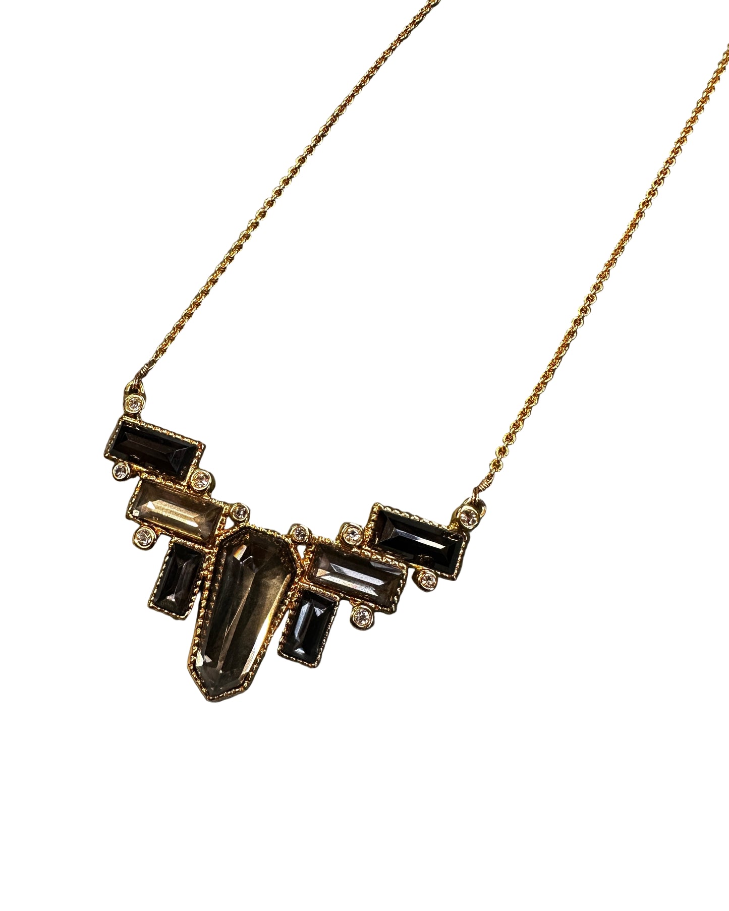 Alexis Bittar Mix Stone Necklace