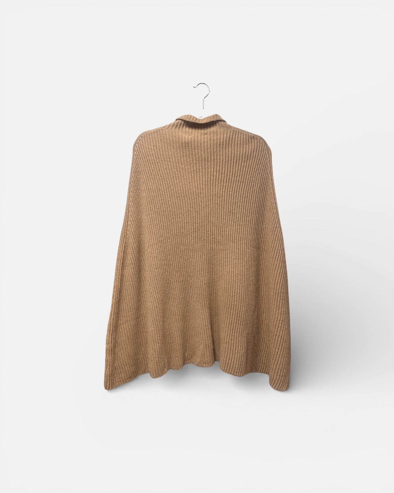 Jil Sander Camel Woollen Cape Size S