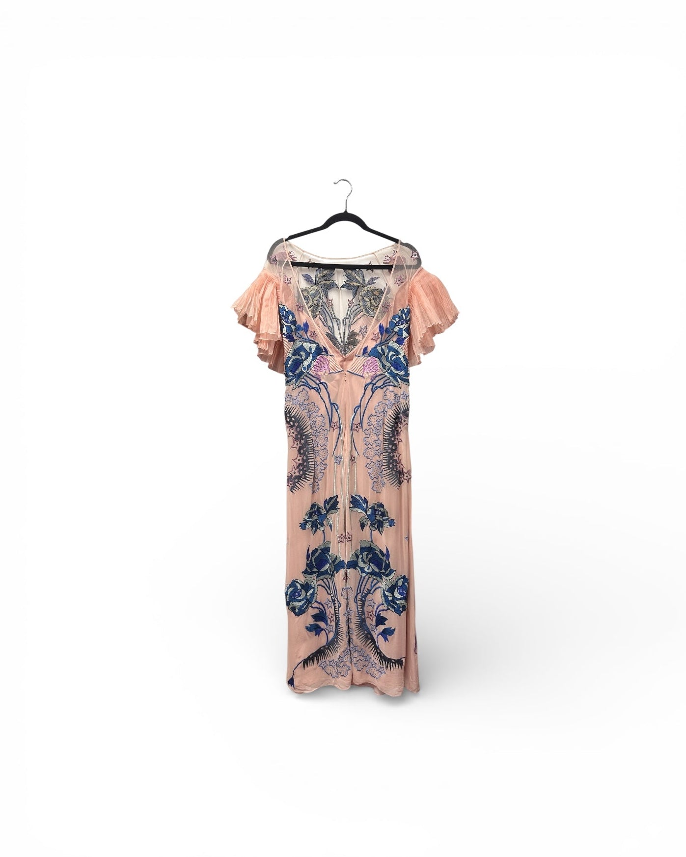 Alice Temperley Floating Embroidered Dress UK 14