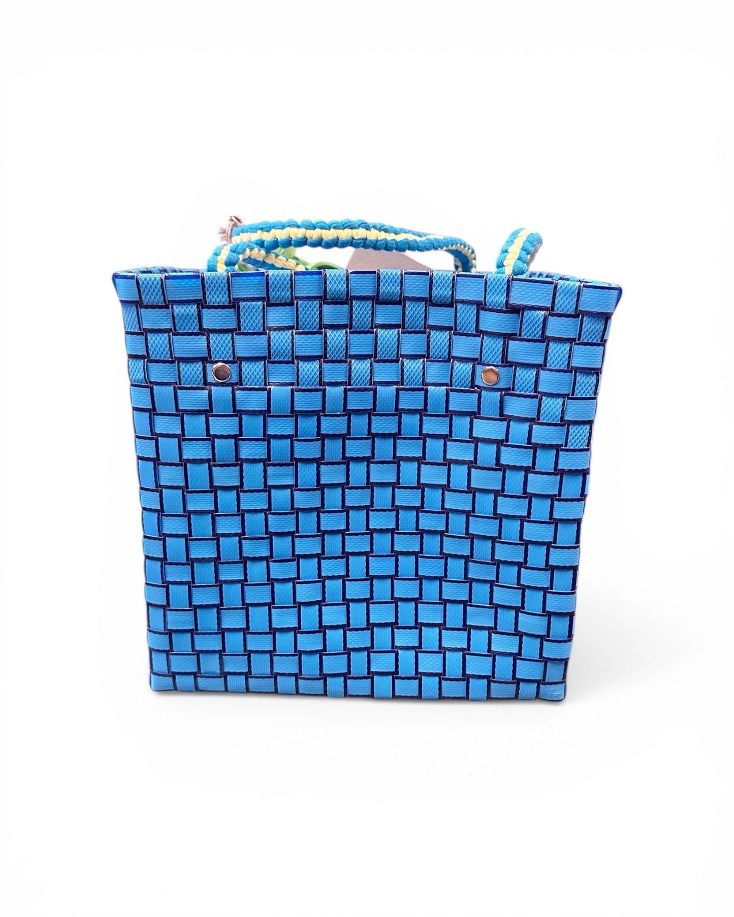 Marni Bright Coloured Woven Market Bag - Heart