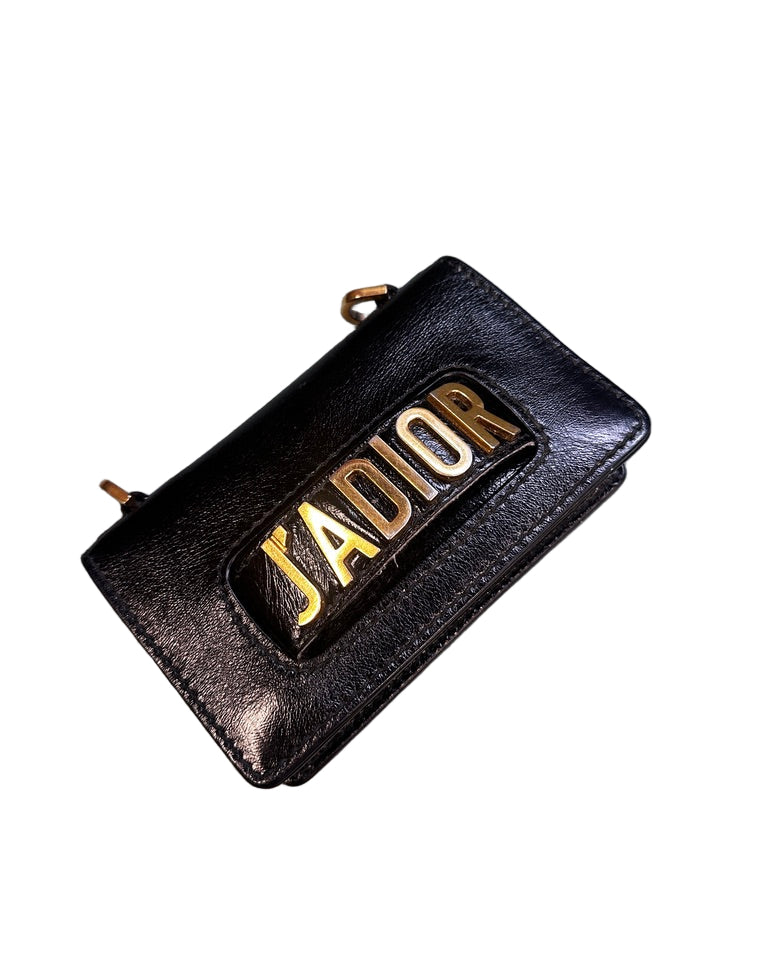 Vintage Leather J'ADIOR Clutch Bag