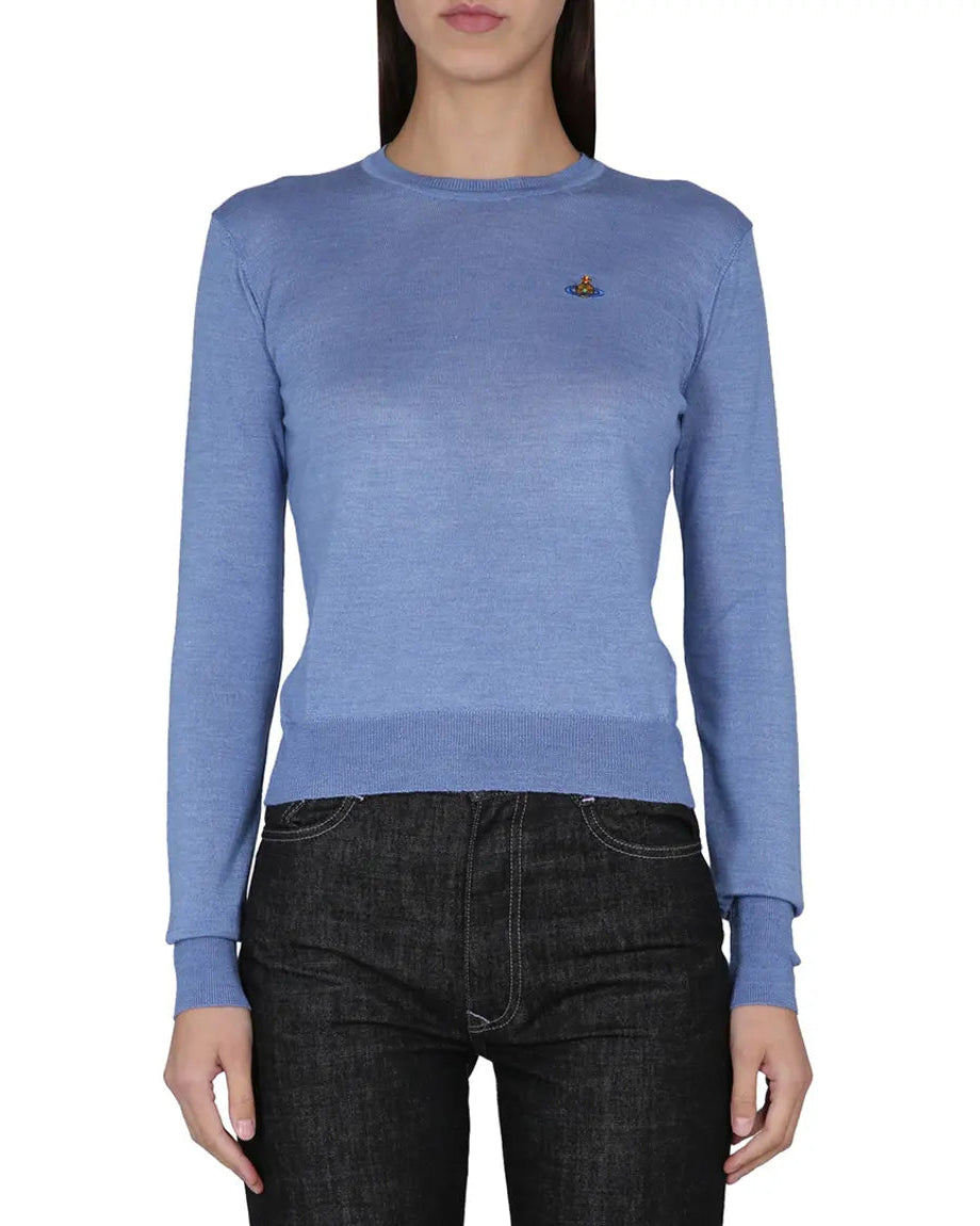 Vivienne Westwood Light Blue Sweater Size M