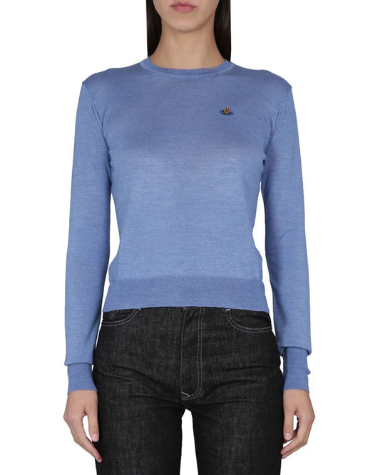 Vivienne Westwood Light Blue Sweater Size M