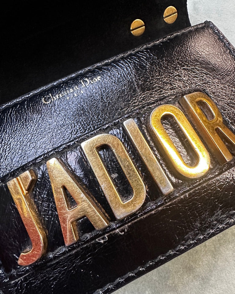 Vintage Leather J'ADIOR Clutch Bag