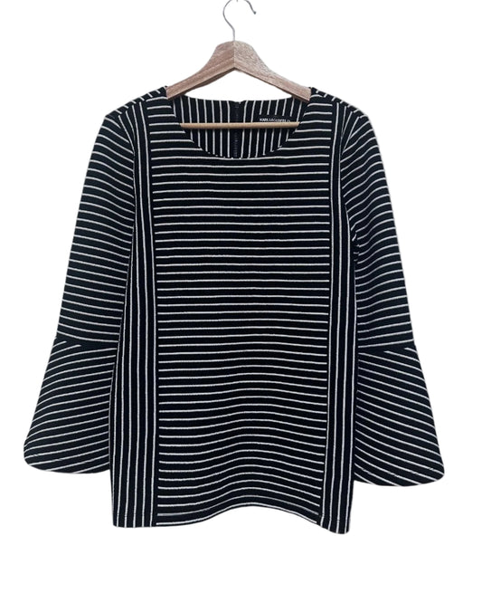 Karl Lagerfeld Striped Top UK 12 - 14