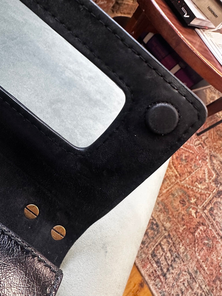 Vintage Leather J'ADIOR Clutch Bag