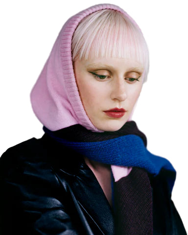 The Hooded Scarf - Hades Wool