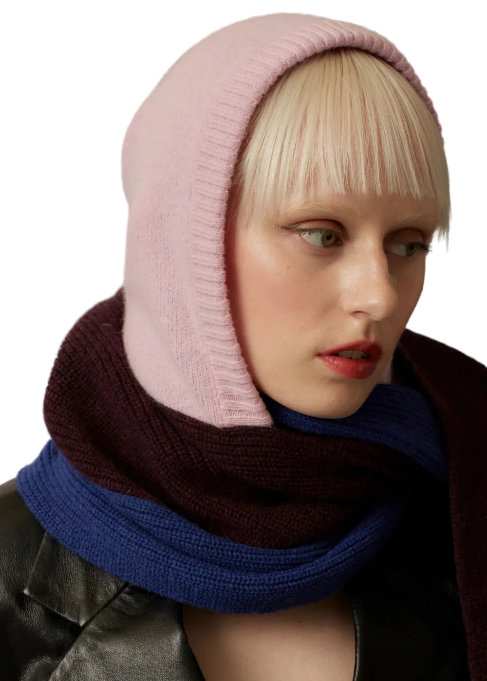 The Hooded Scarf - Hades Wool