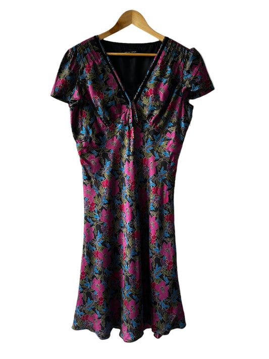 Laura Ashley Silk Dress. Size UK 16