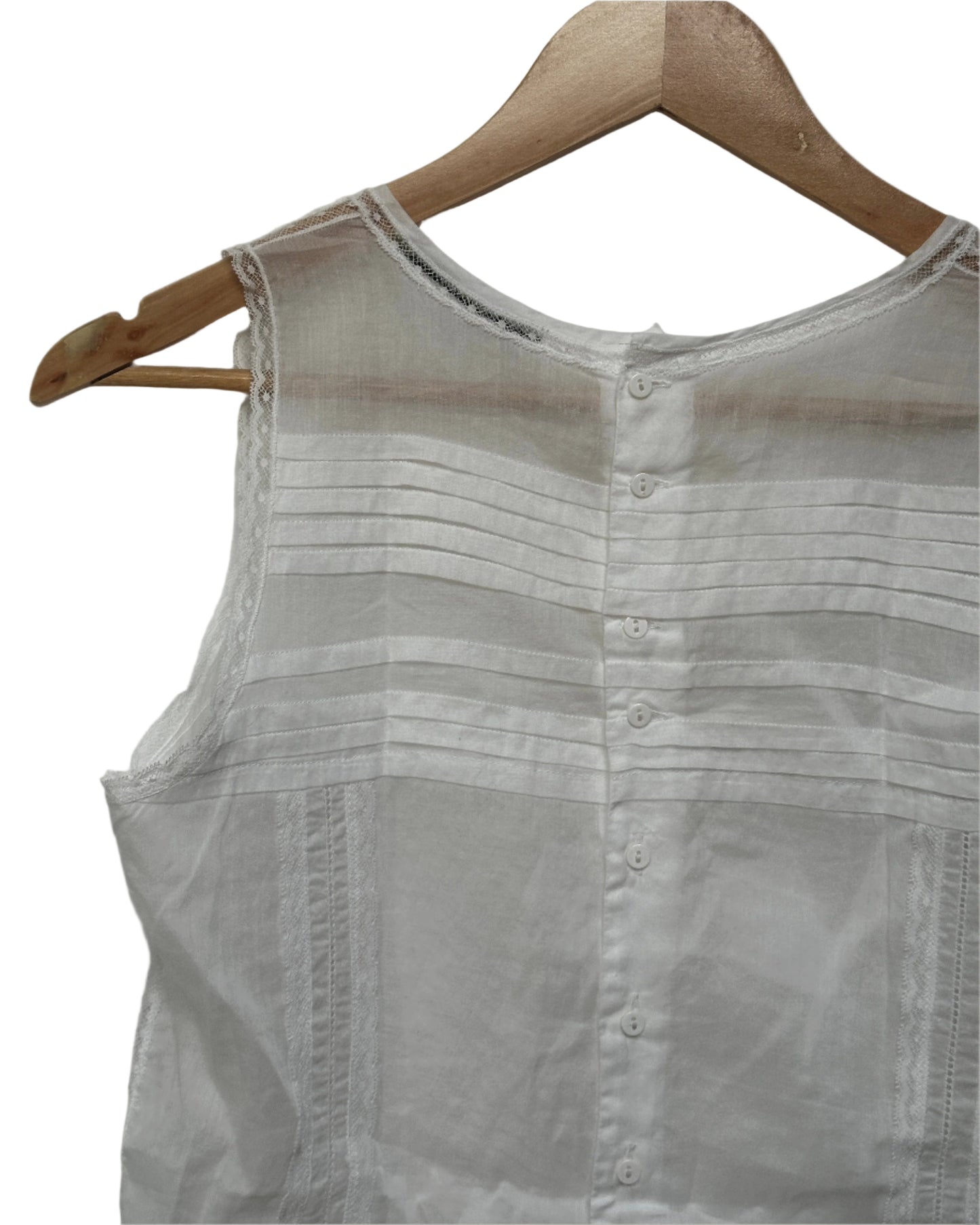 Ermanno Scervino Cotton and Silk Vest Top Size EU 40