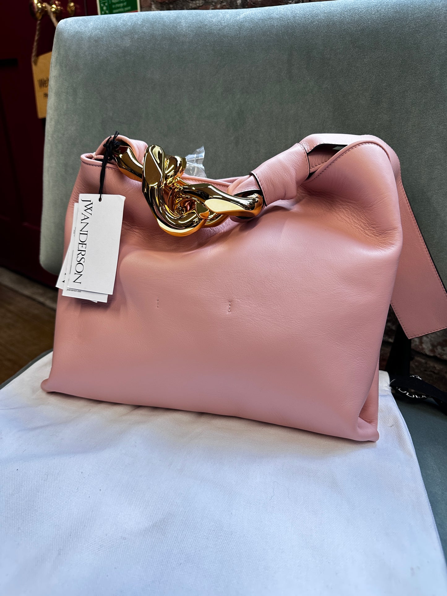 JW Anderson Soft Leather Chain Bag