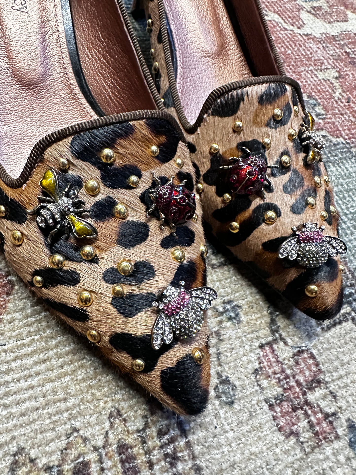 Russell & Bromley Bug Heels Leopard Print - UK6