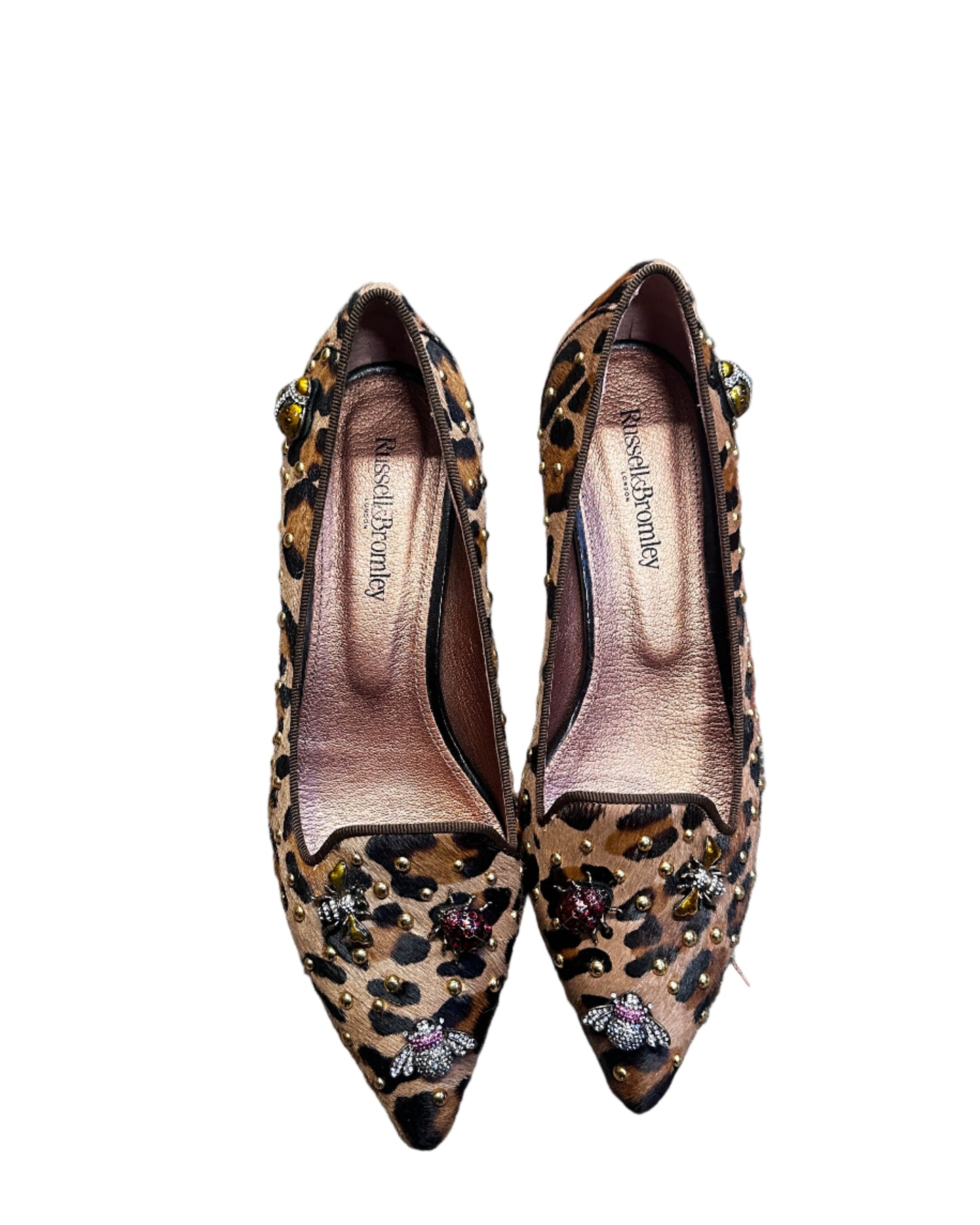 Russell & Bromley Bug Heels Leopard Print - UK6