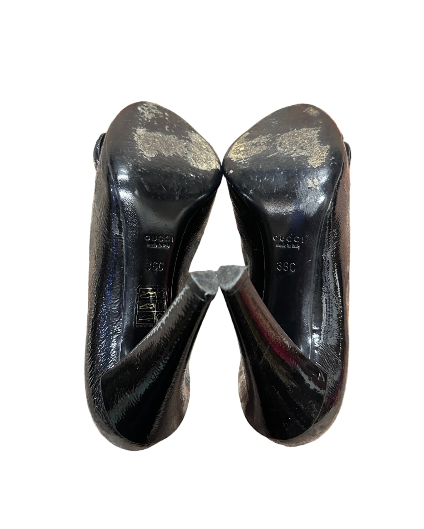 Gucci Hysteria Collection Patent Leather Heels - Size UK3/ 3.5