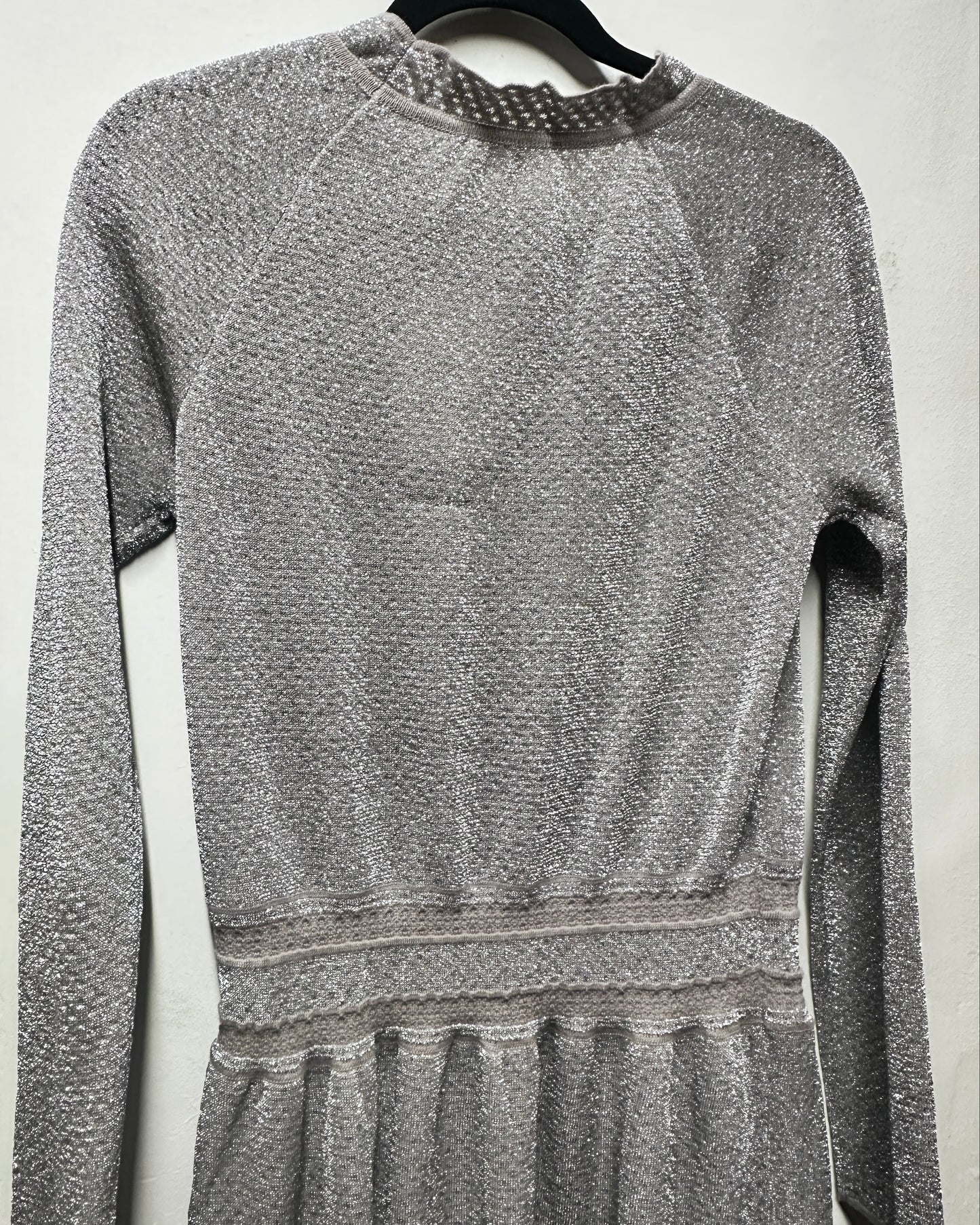 Tory Burch Long Sleeve Sparkle Dress - Size S