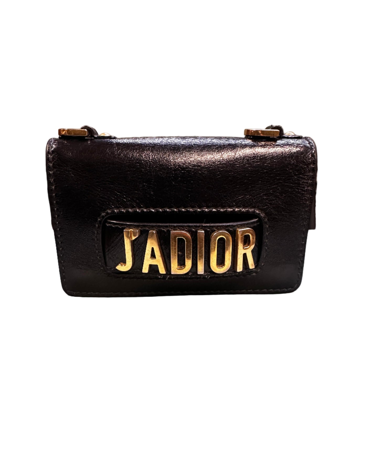 Vintage Leather J'ADIOR Clutch Bag