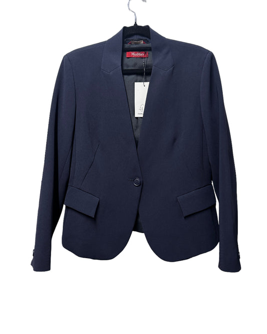 Max Mara Navy Blue Blazer Size UK12