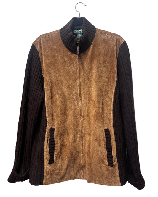 Lauren Ralph Lauren Zip Up Jacket Size XL