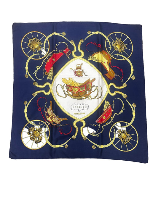 Hermès Springs Silk Scarf