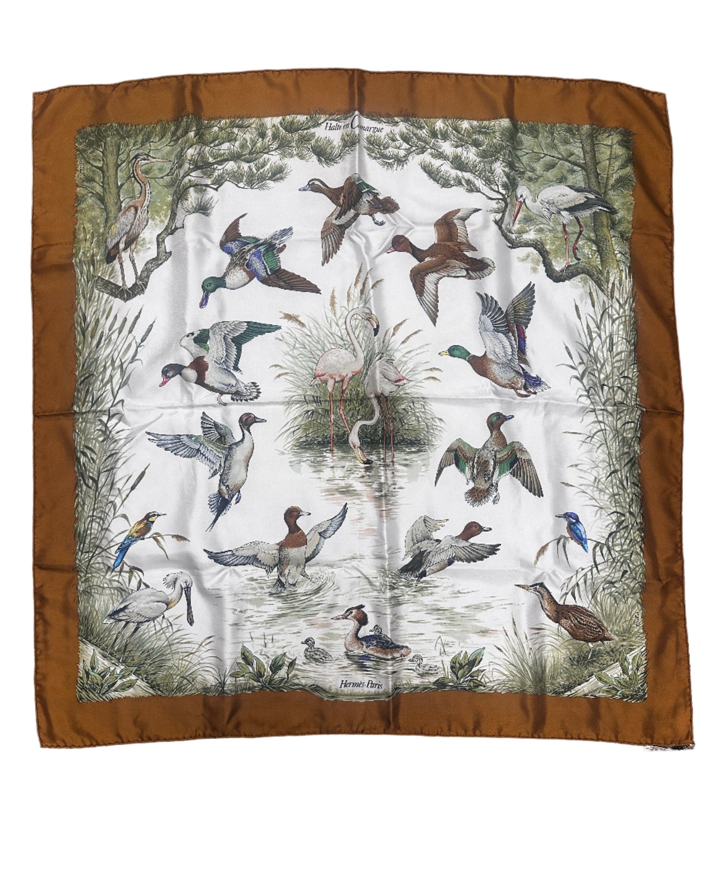 Hermès "Halte en Camargue" Silk Scarf