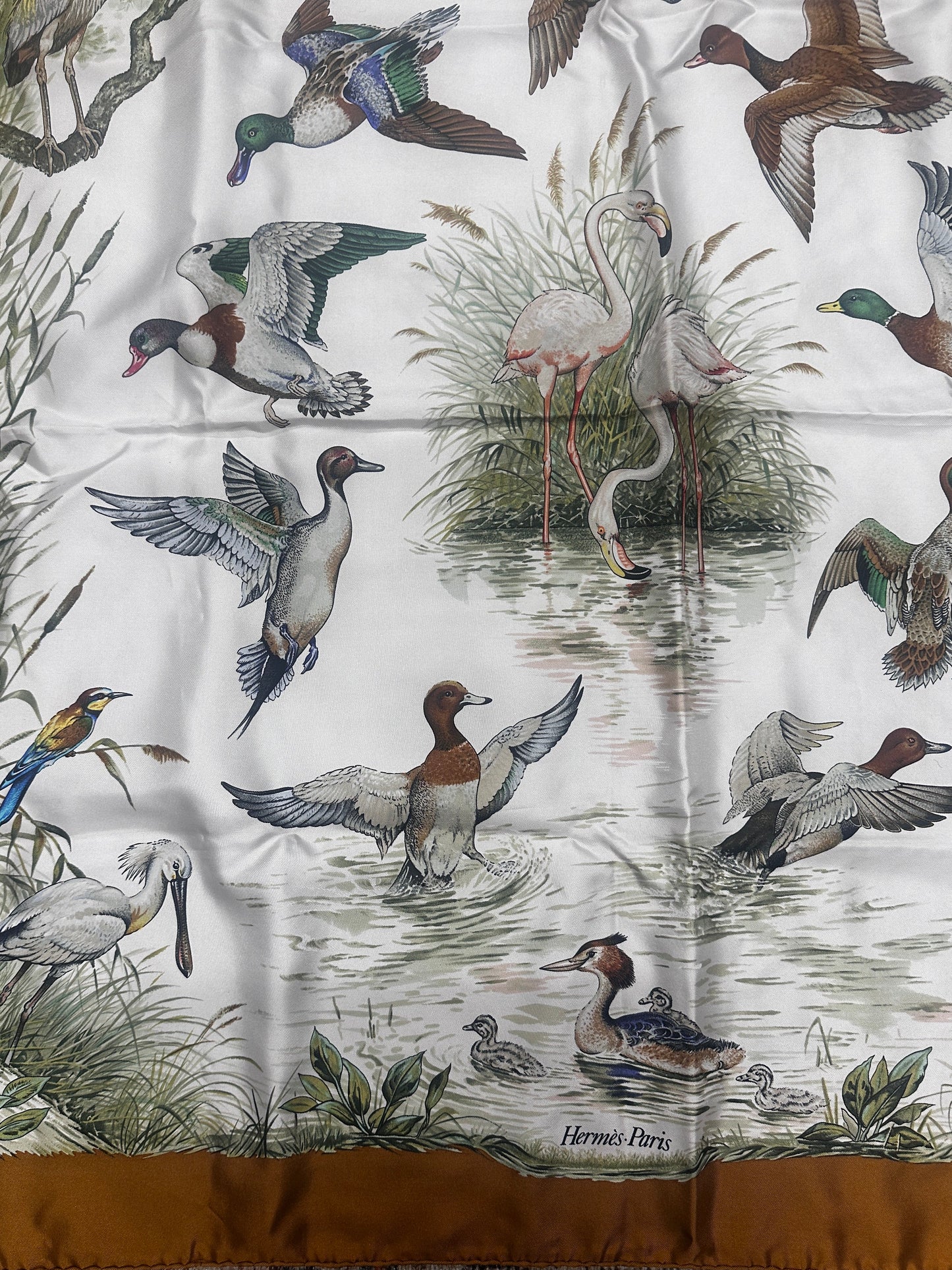 Hermès "Halte en Camargue" Silk Scarf