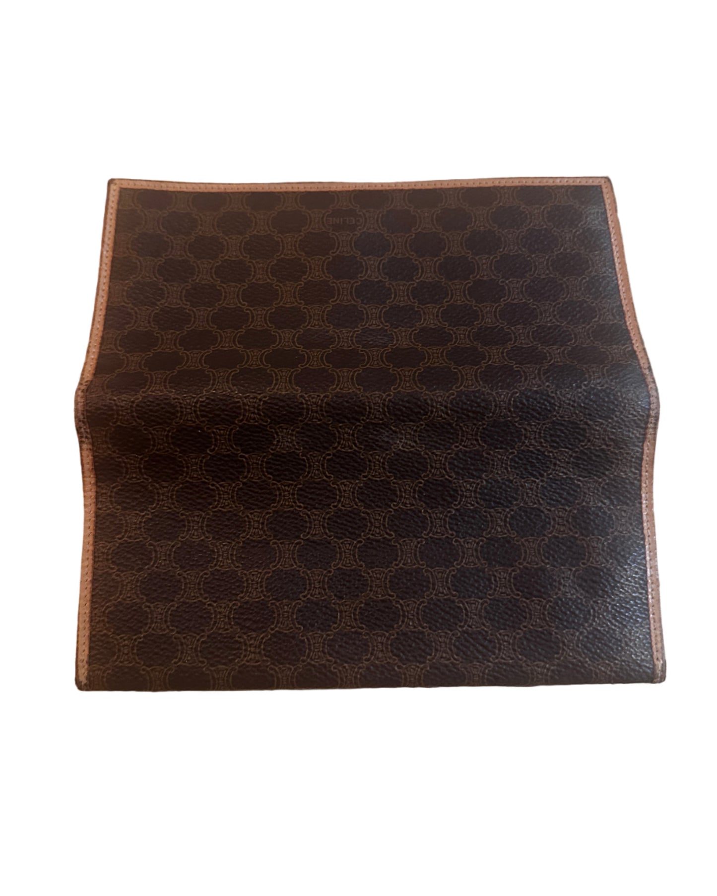 Vintage Celine Macadam Bifold Long Wallet