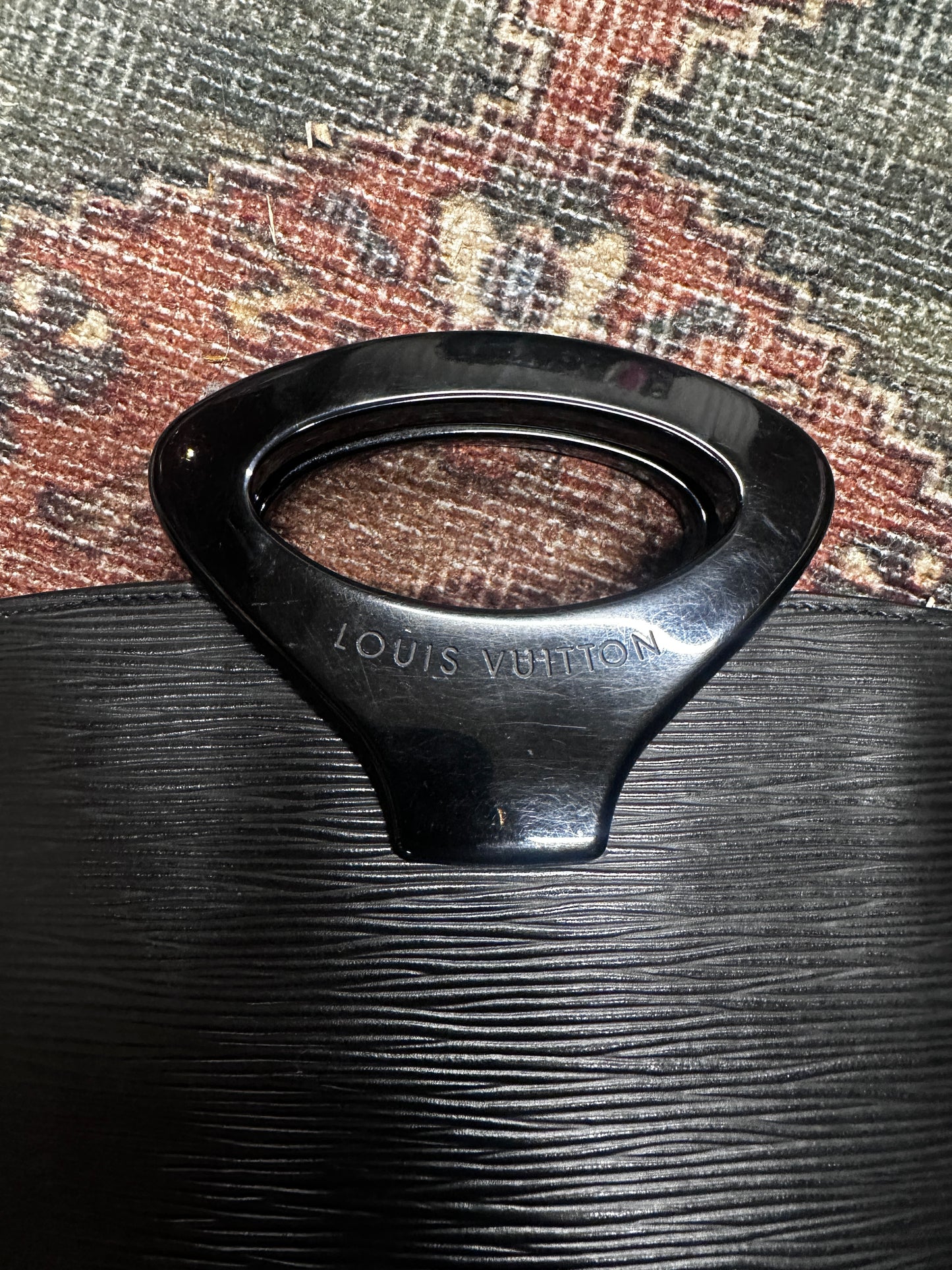 Louis Vuitton Black Epi Leather Noctambule Bag