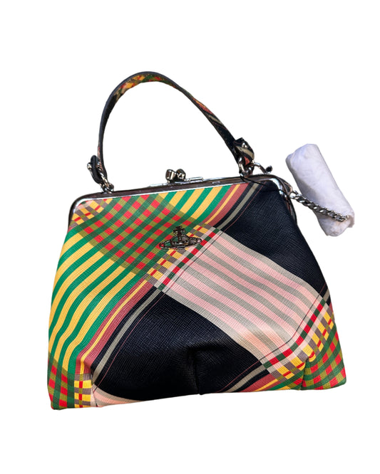 Vivienne Westwood Granny Frame Purse Kisslock - Tartan
