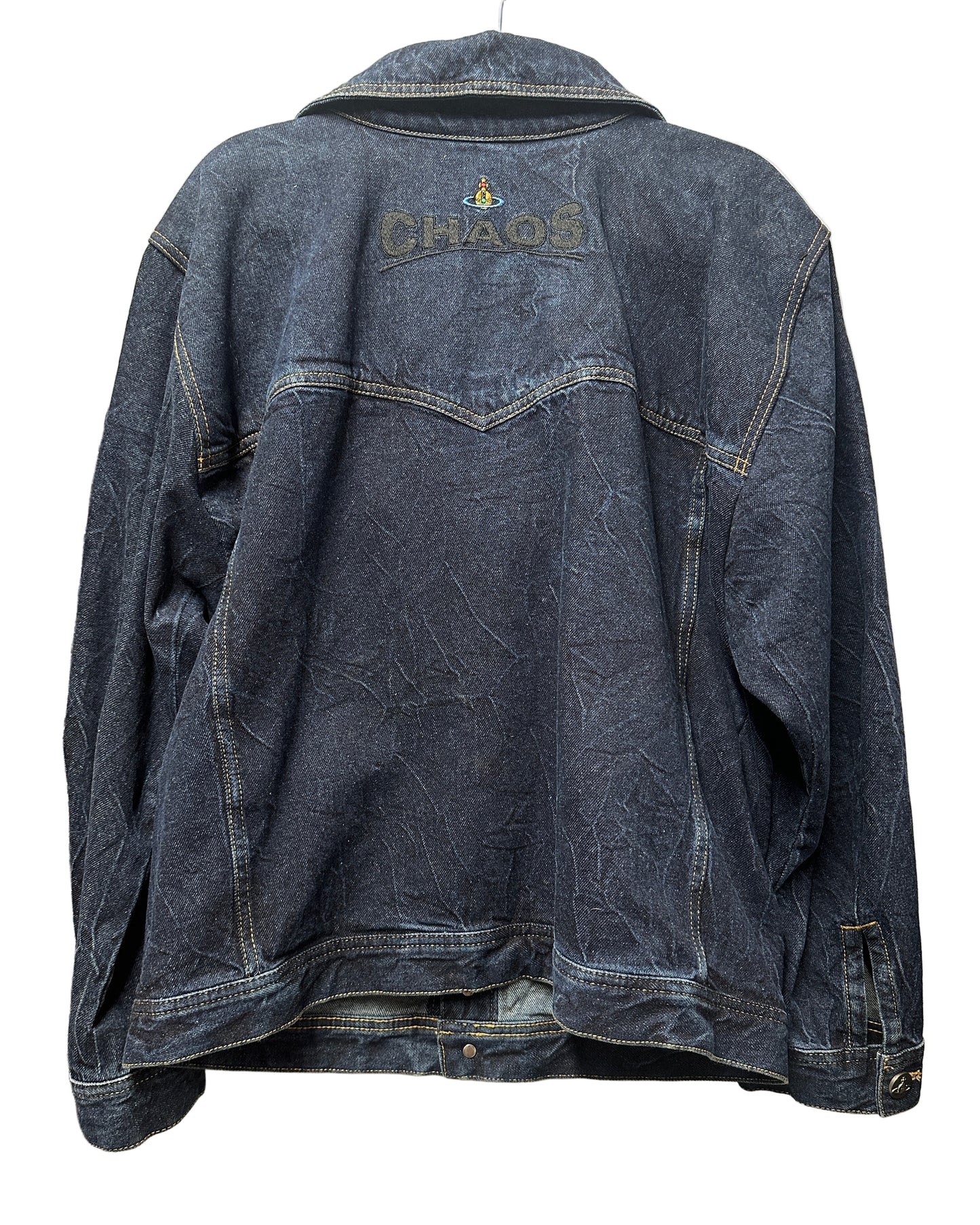 Vivienne Westwood Chaos Recycled Denim Jacket Size UK14