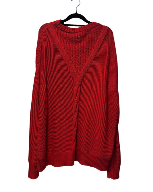 Barbour Knitted Jumper Red - Size UK18