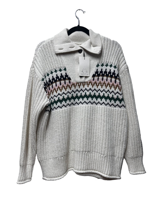 Barbour Knitted Button Jumper - Size Uk12 - 14