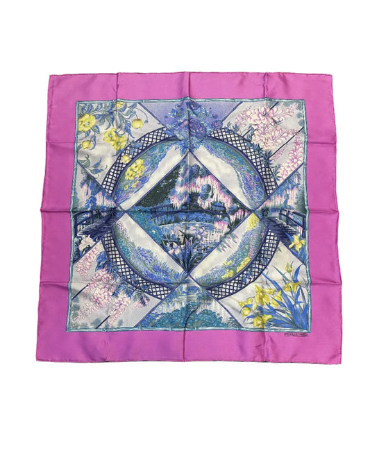 Hermès Giverny (Monets Garden) Silk Scarf
