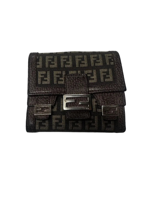 Fendi Zucca Canvas Wallet