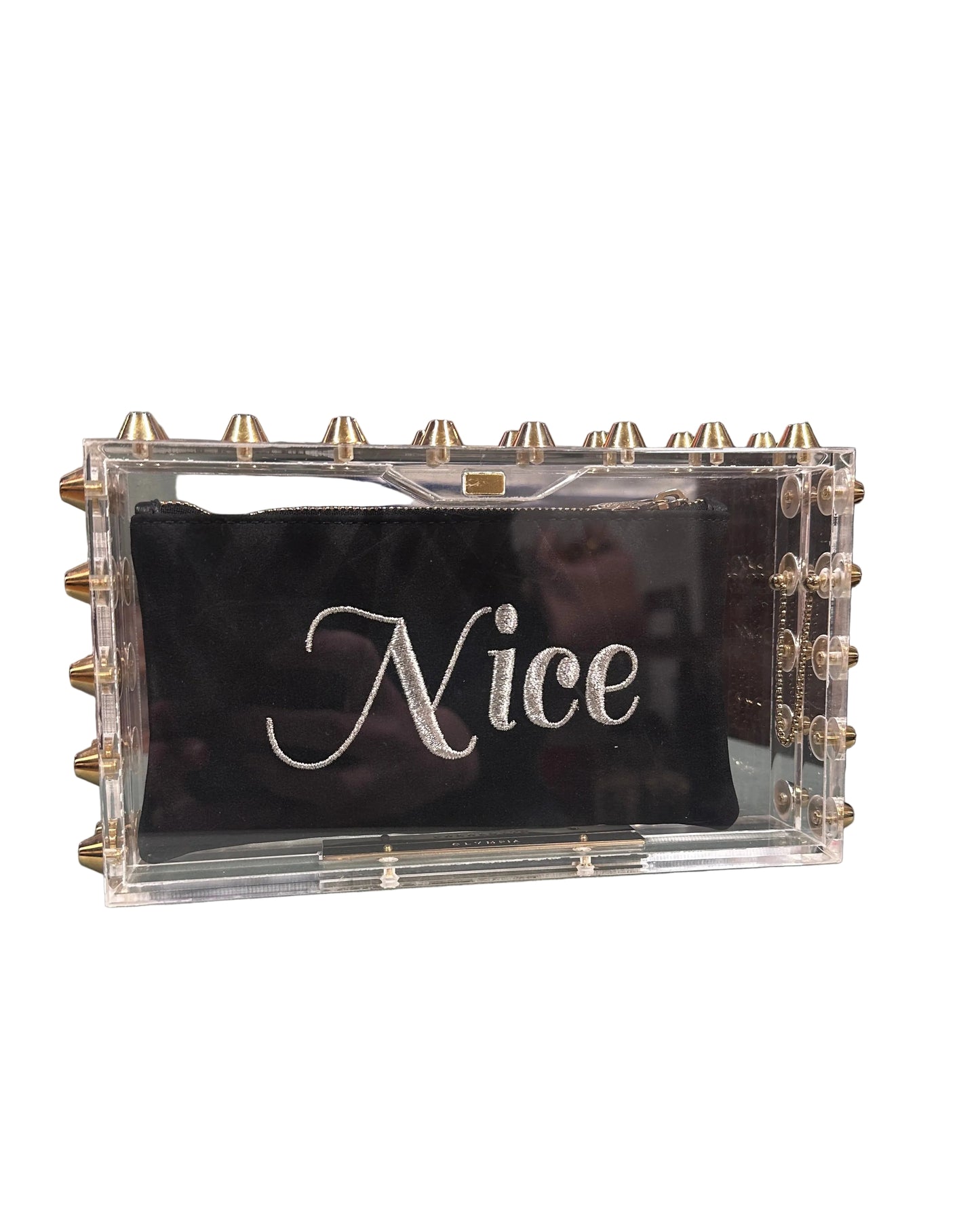 Charlotte Olympia 'Naughty and Nice' Clutch Bag