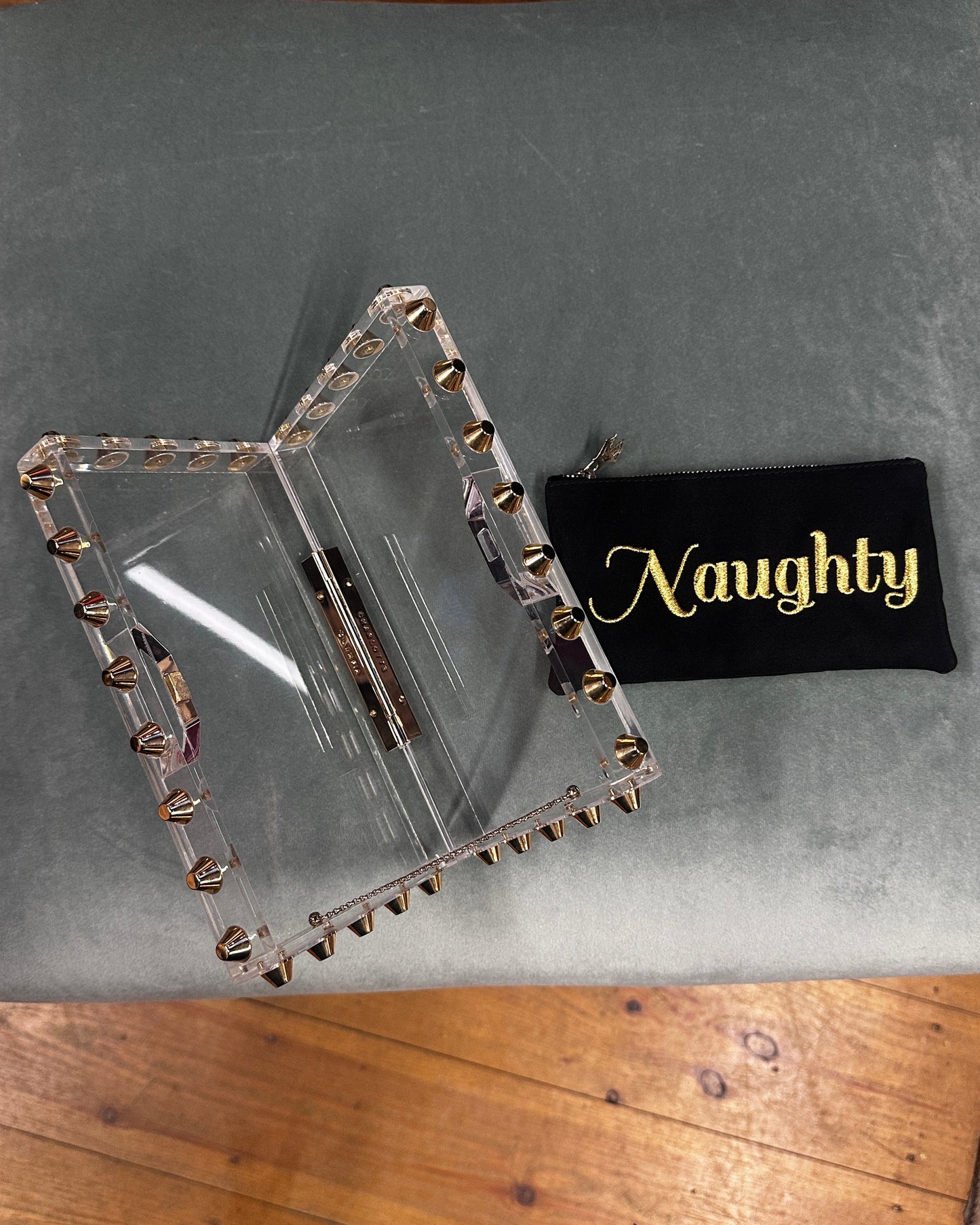 Charlotte Olympia 'Naughty and Nice' Clutch Bag