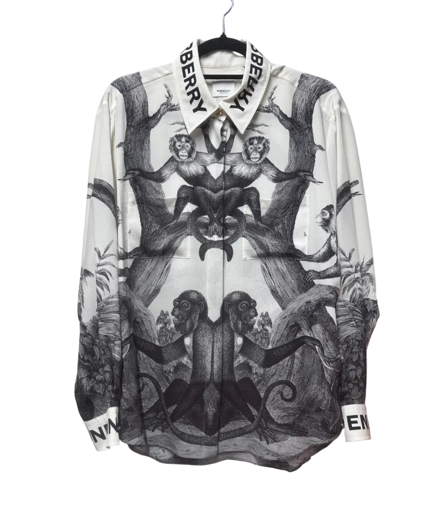 Burberry London Silk Shirt Size UK10