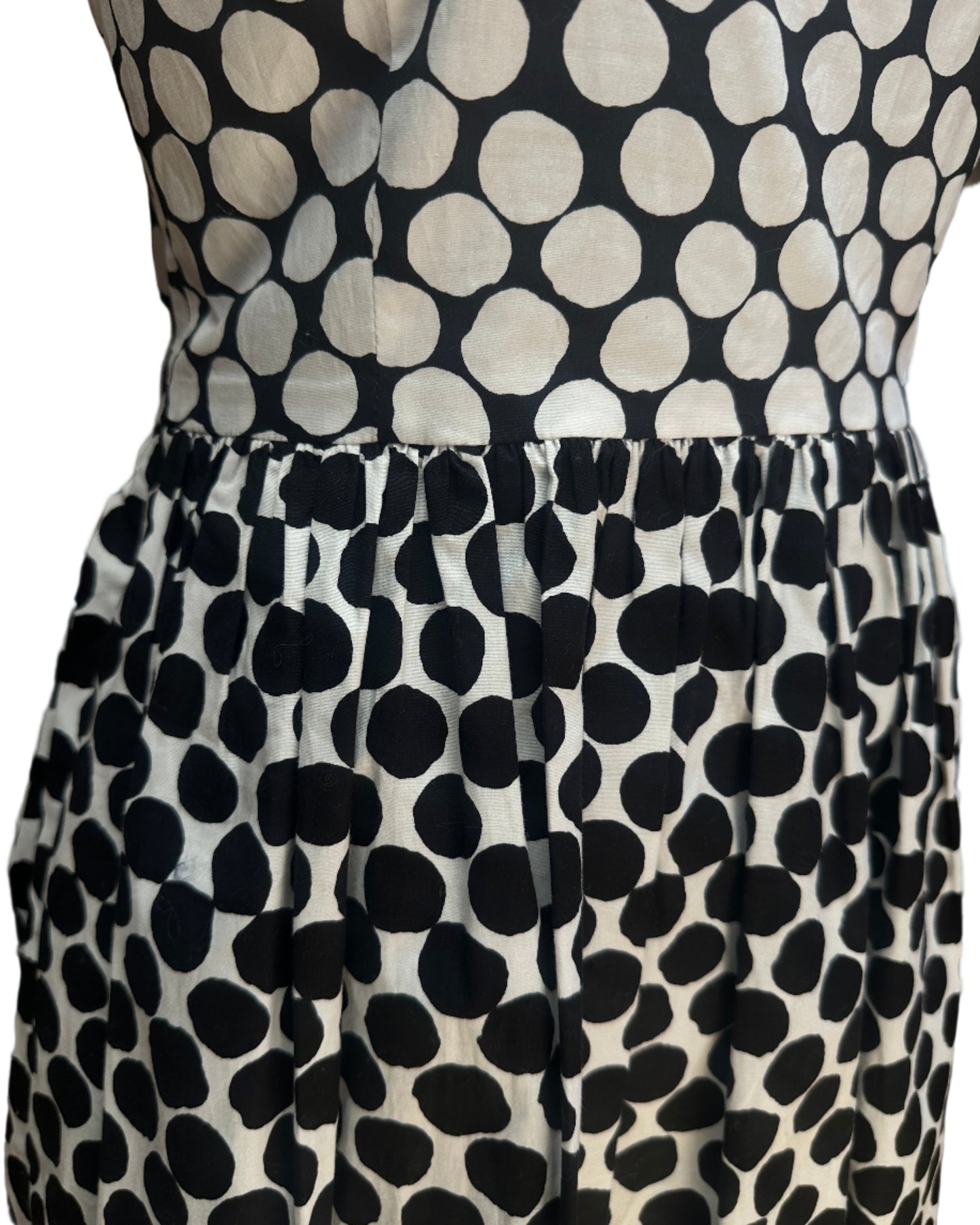 Oscar de la Renta Polka Dot Dress UK 10