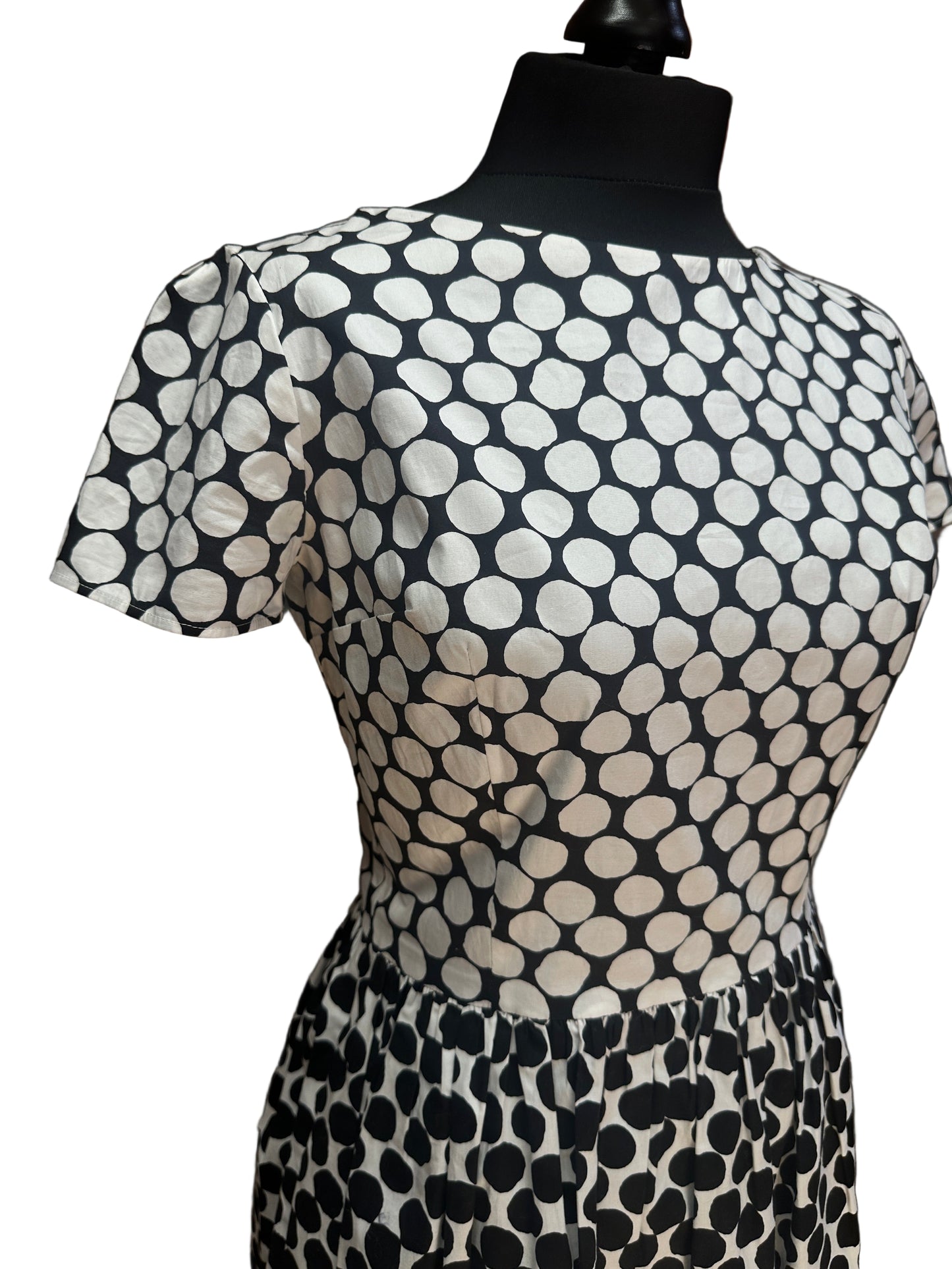Oscar de la Renta Polka Dot Dress UK 10