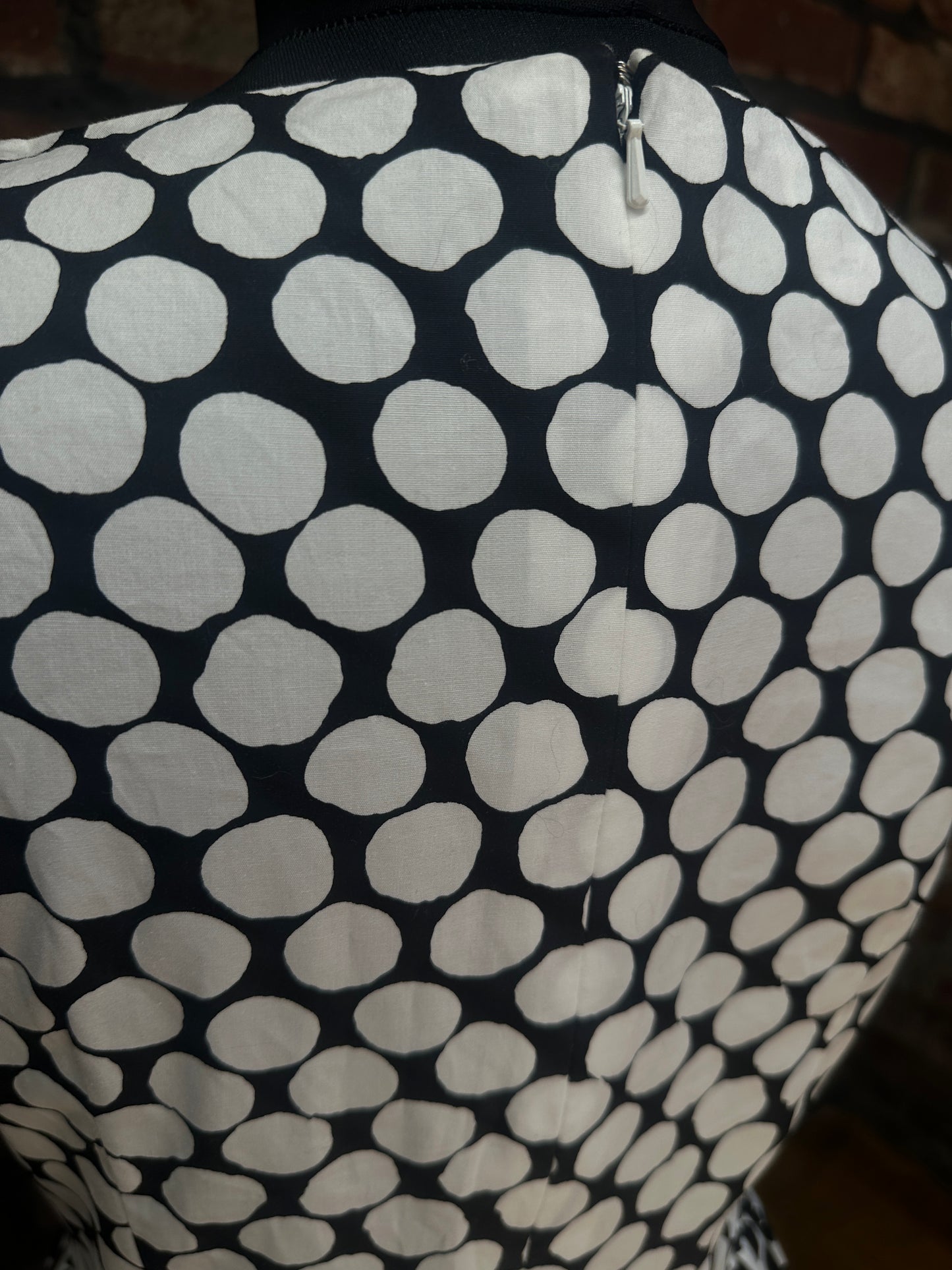 Oscar de la Renta Polka Dot Dress UK 10
