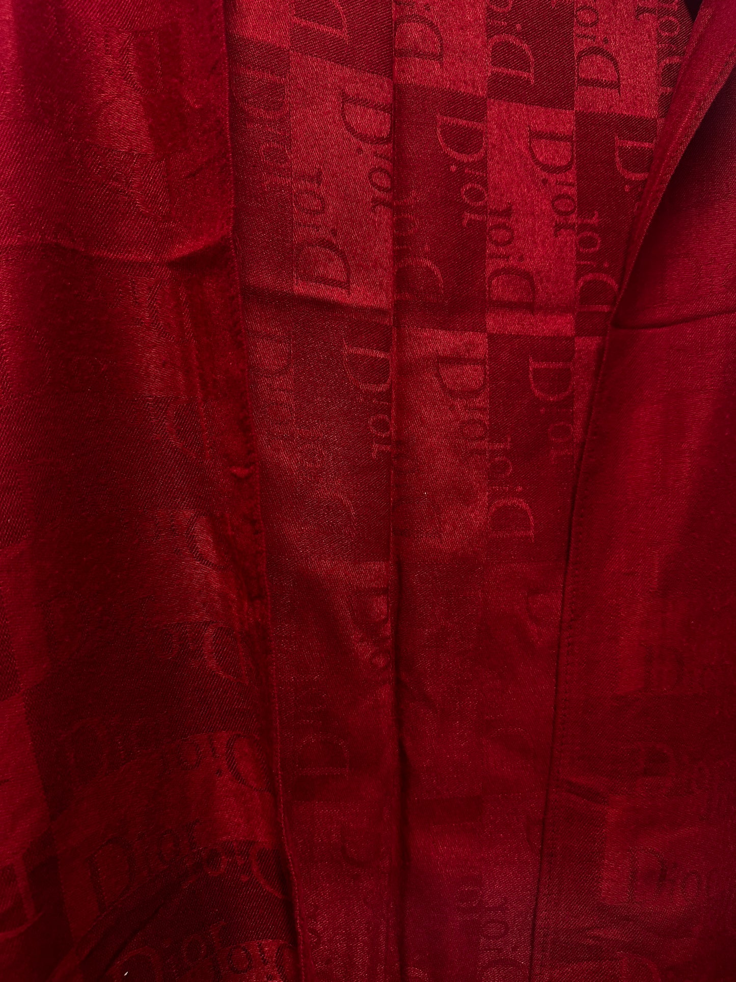 Vintage Christian Dior Cashmere & Silk Scarf